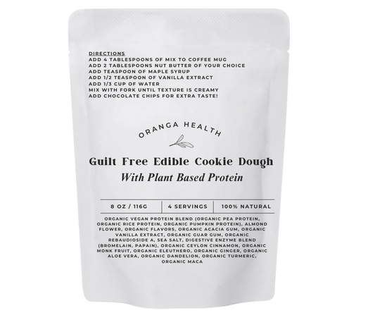 Guilt Free Edible Cookie Dough With Plant Based Protein